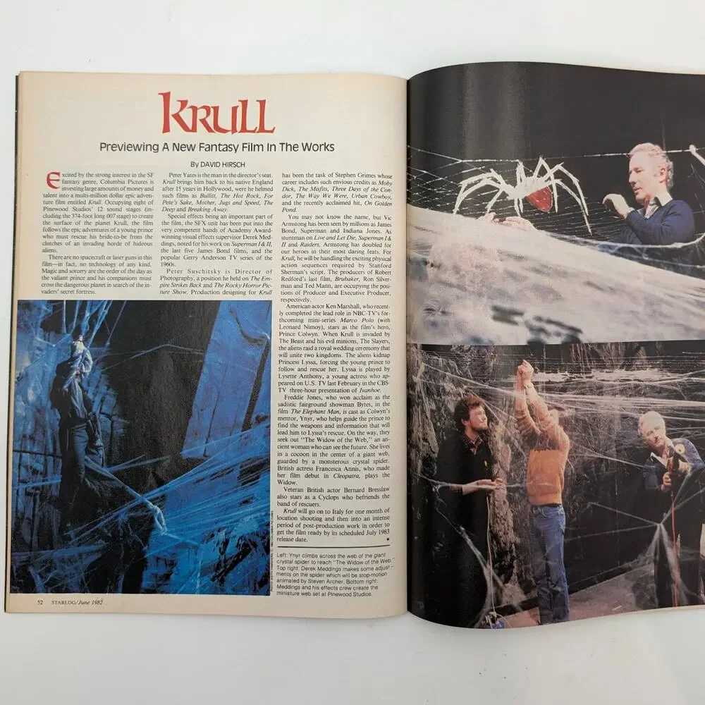 STARLOG Magazine 59 June 1982 Conan The Barbarian Arnold Schwarzenegger SciFi